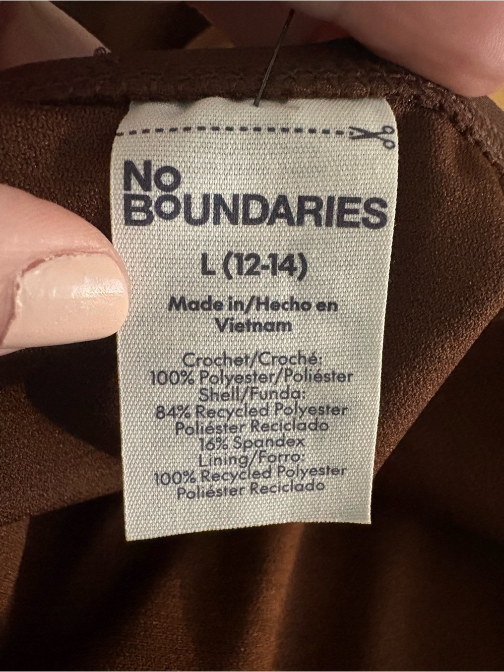 🎉4 for $20 NWT No Boundaries High-Leg Bikini Bottoms, Large - Picture 5 of 7